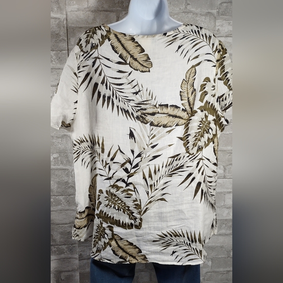 C & C California Linen Tee Shirt - Picture 4 of 5